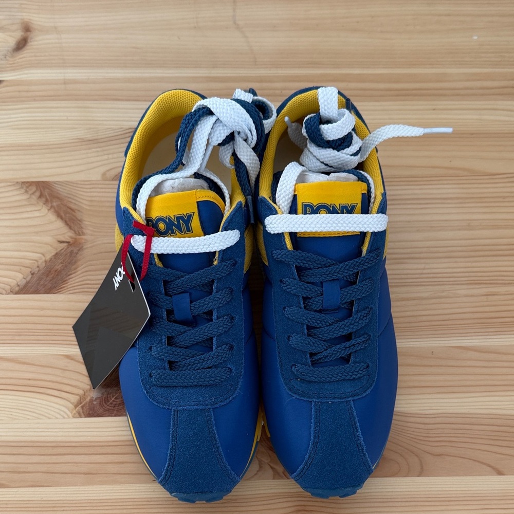 Pony Vibrant Blue and Yellow Sneakers